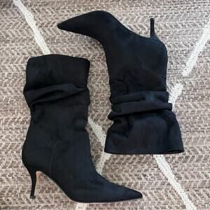 Nine West Women's Mycki Mid Calf Boot Sz 9.5M